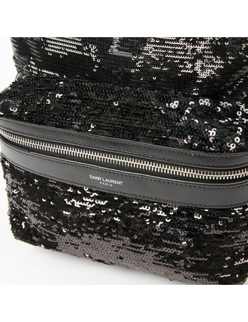 Sac à dos City Mini Saint Laurent à paillettes 