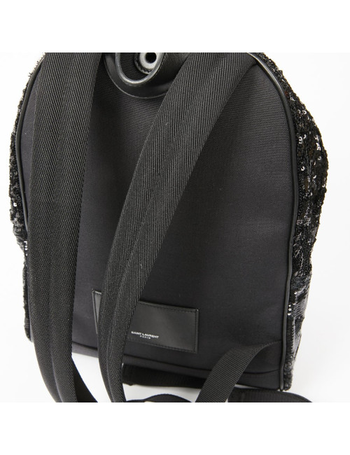 Sac à dos City Mini Saint Laurent à paillettes 