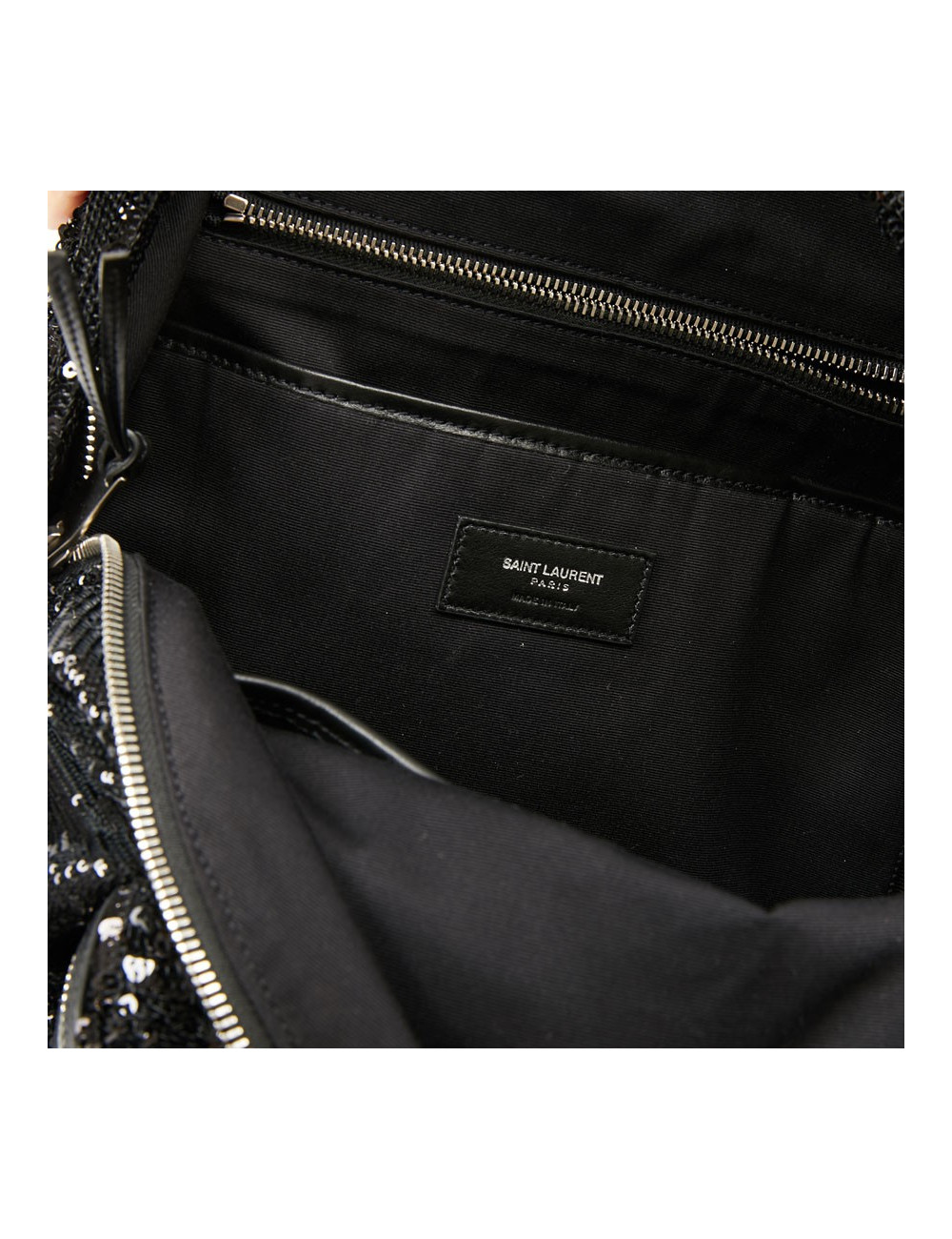 Sac à dos City Mini Saint Laurent à paillettes 