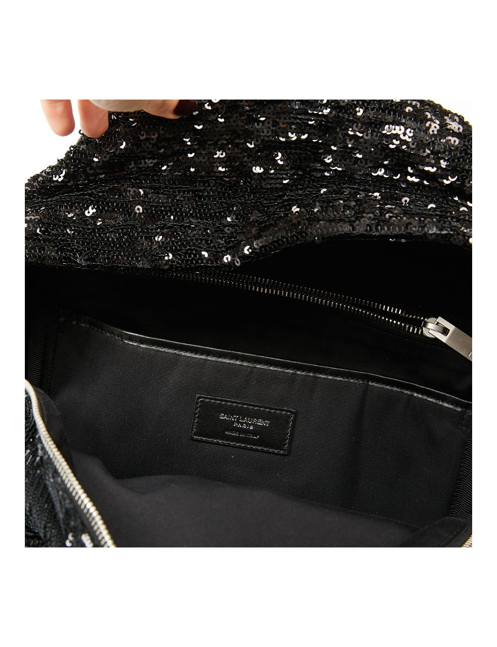 Sac à dos City Mini Saint Laurent à paillettes 
