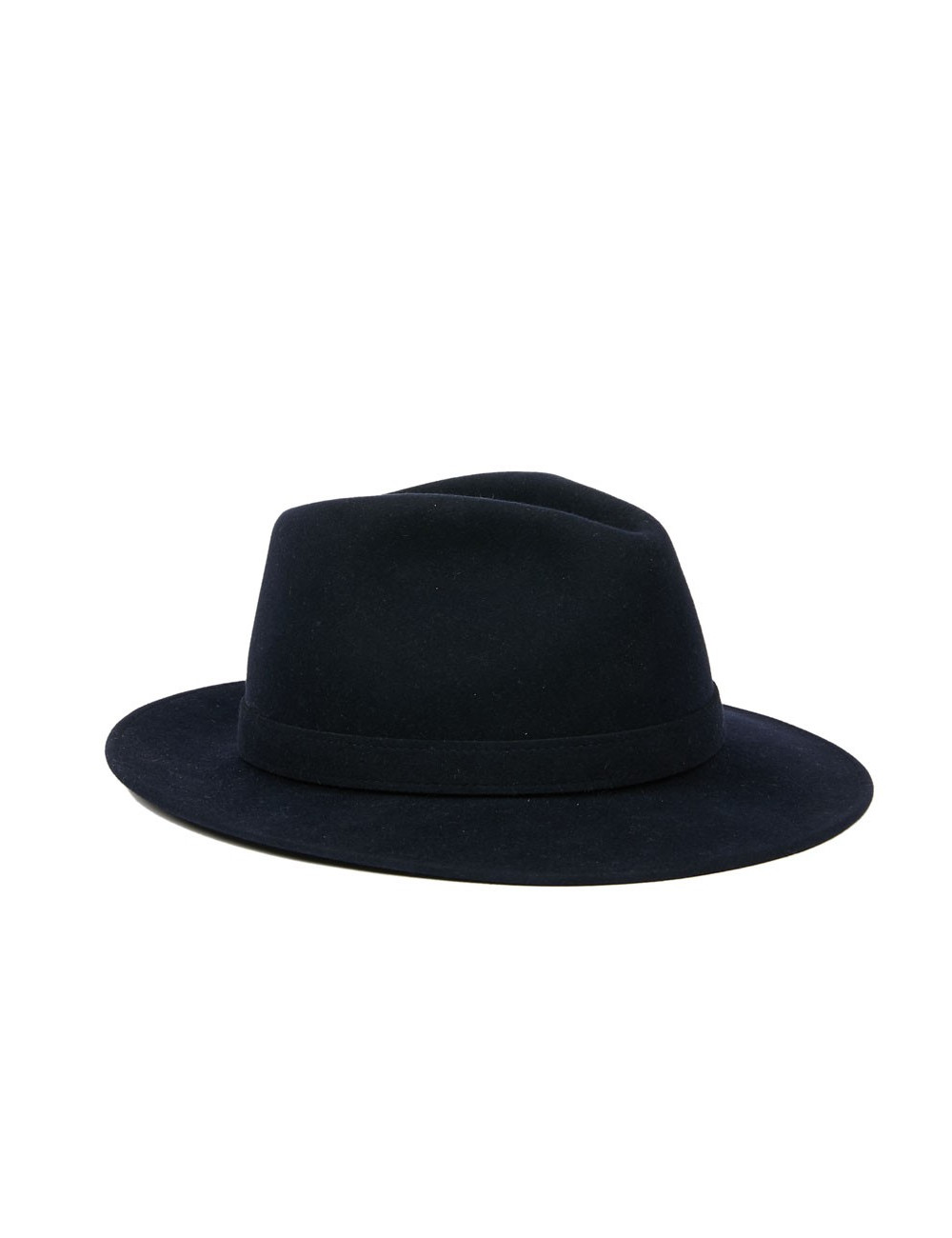 Chapeau T 60 HERMES feutrine bleu 