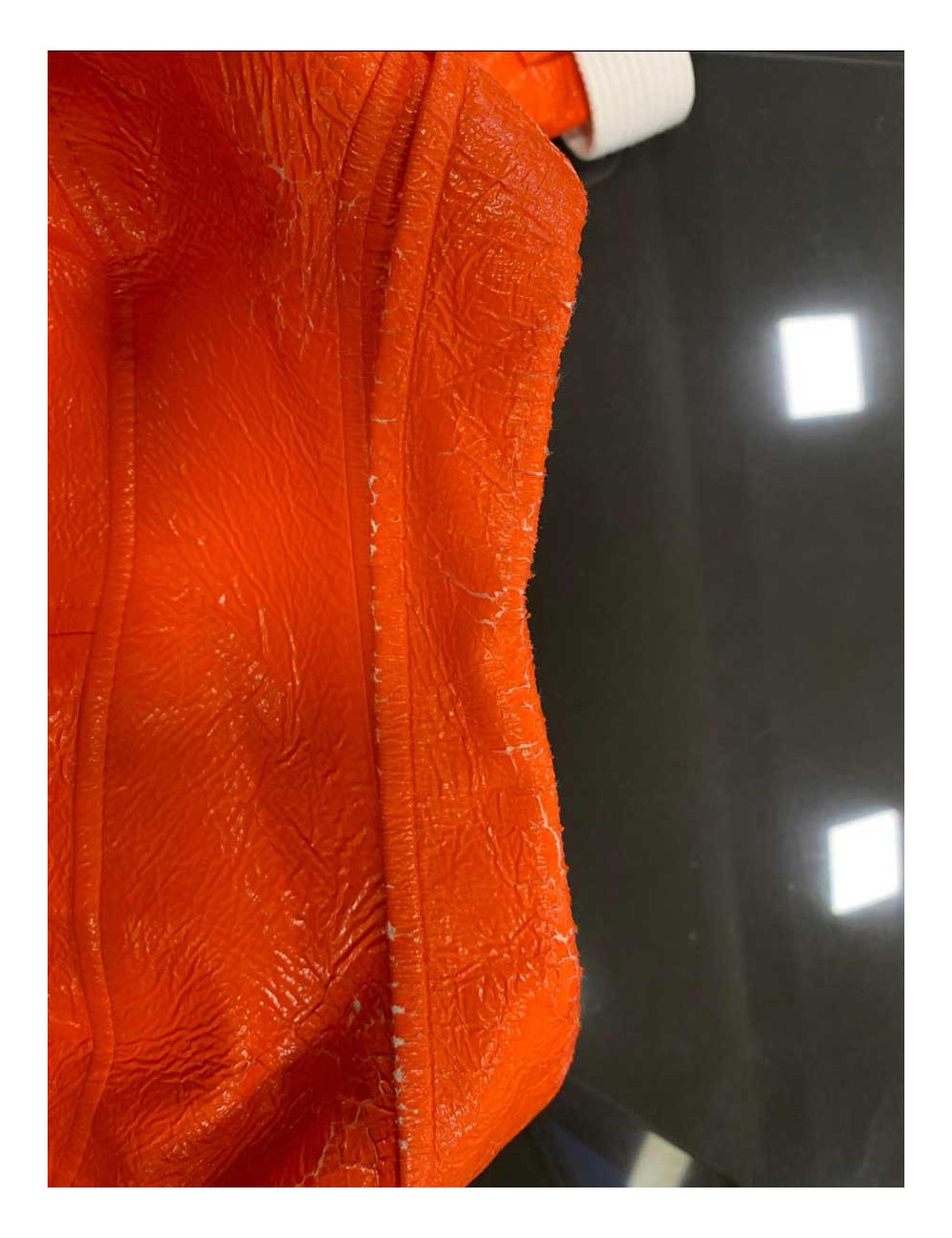 Ensemble bouson et jupe COURREGES orange 