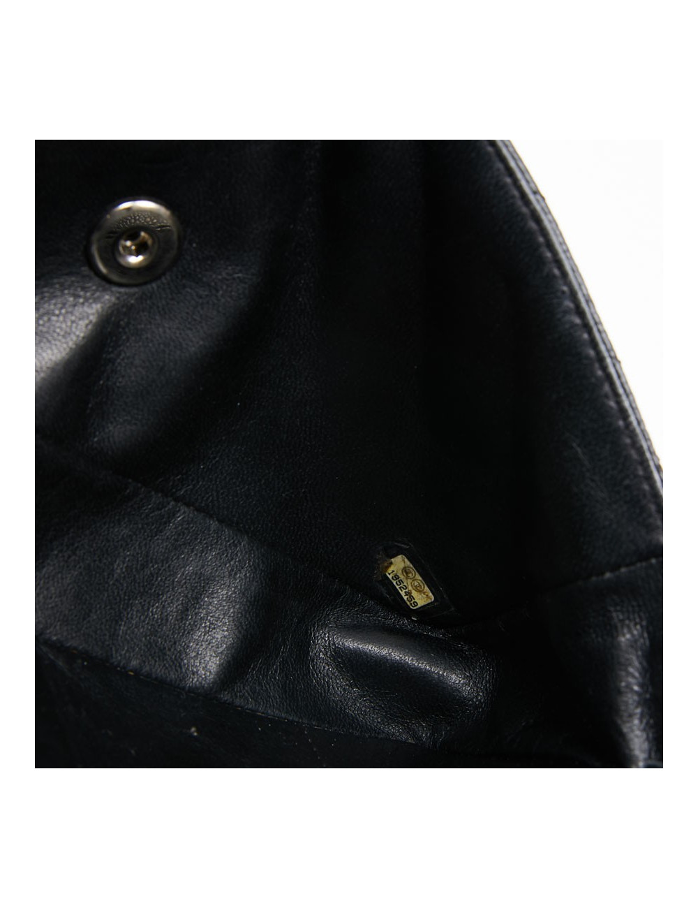 Sac baguette CHANEL cuir caviar noir