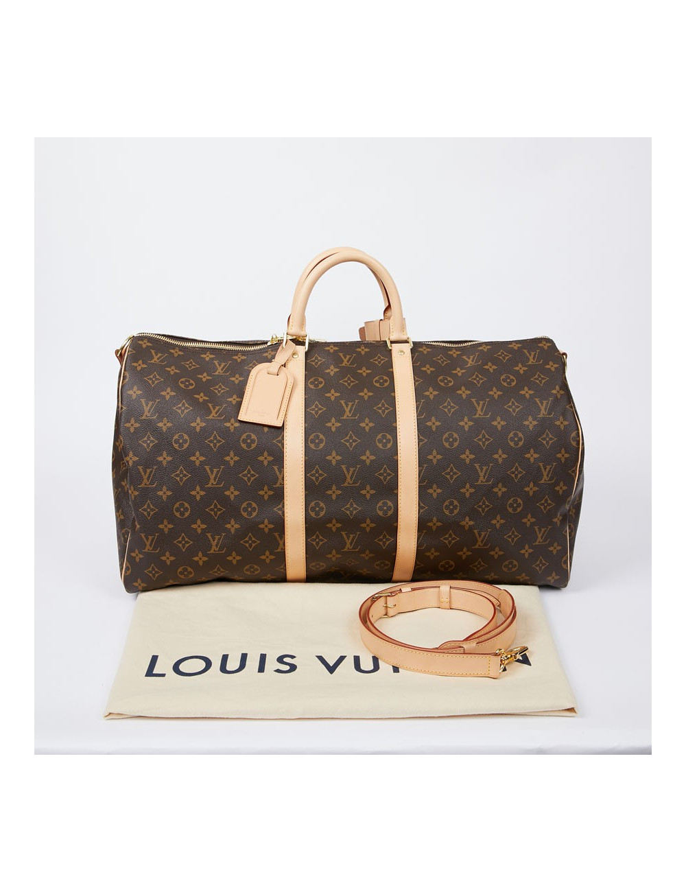 Keepall 55 LOUIS VUITTON et sa bandoulière