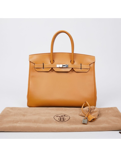 bIRKIN 35 cuir gold
