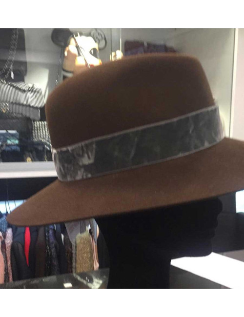Chapeau  Henrietta T M MAISON MICHEL marron