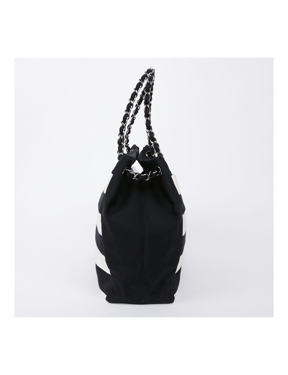 Sac bicolore chanel noir et blanc