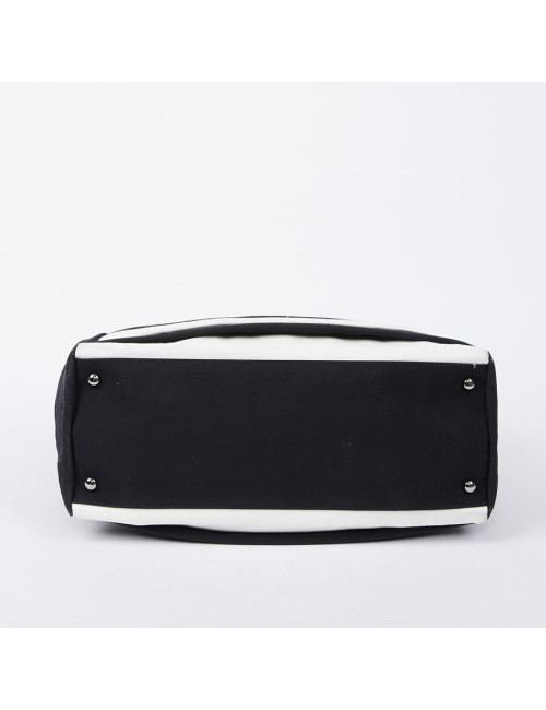 Sac bicolore chanel noir et blanc