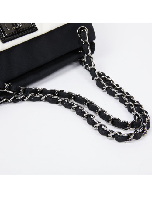 Sac bicolore chanel noir et blanc