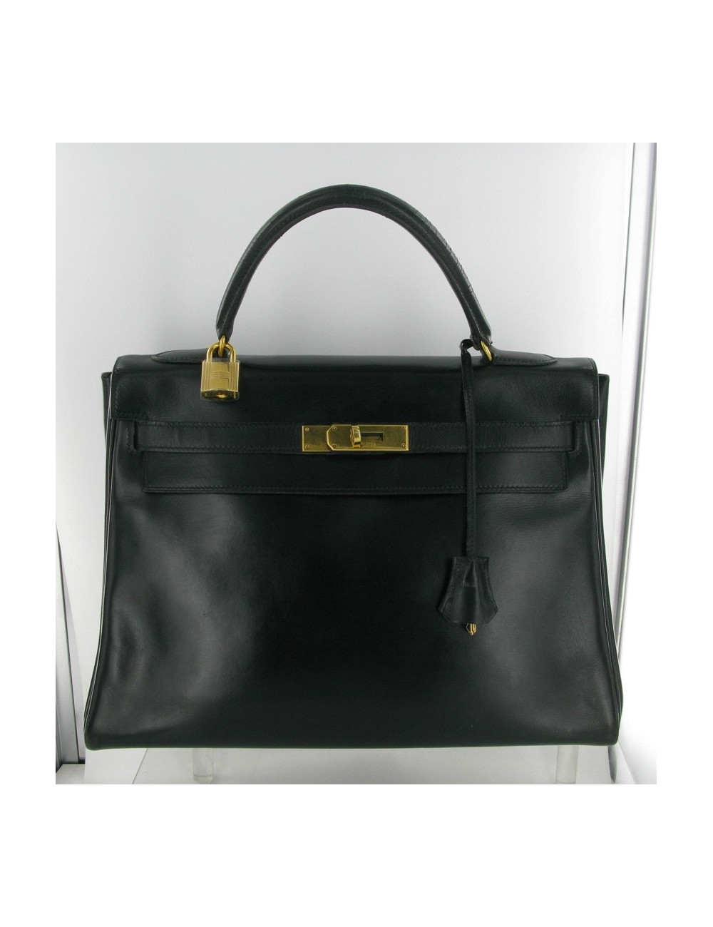 Kelly box noir 32 HERMES