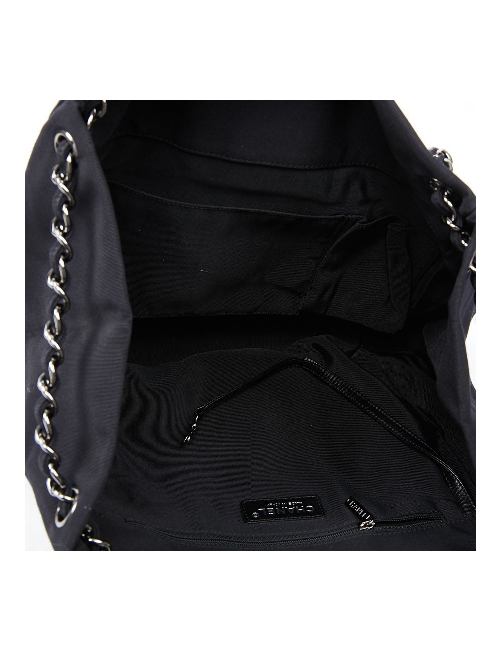 Sac bicolore chanel noir et blanc