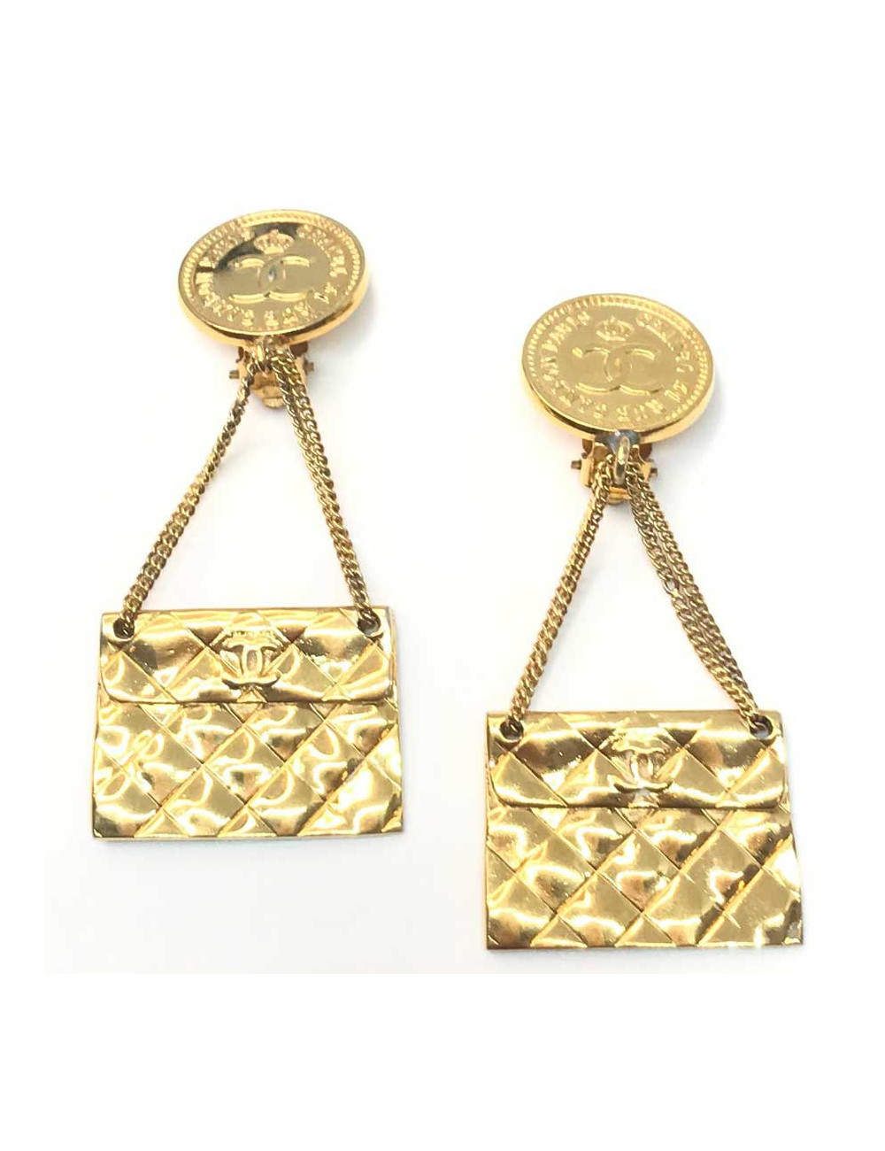 Boucles d'oreille clous CHANEL 