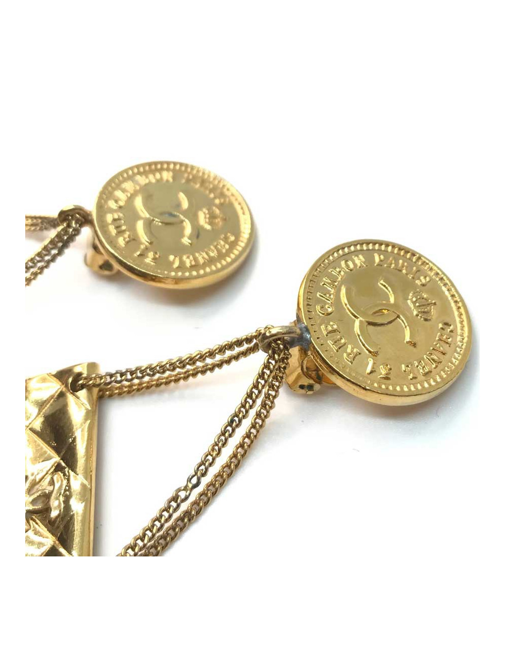 Boucles d'oreille clous CHANEL 