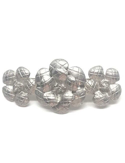 Barrette CHANEL camélias vintage 