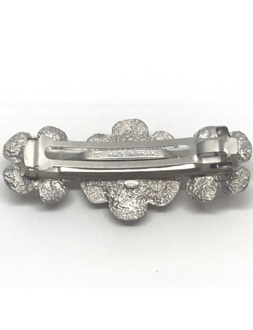 Barrette CHANEL camélias vintage 