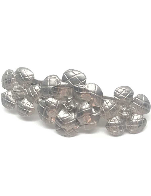 Barrette CHANEL camélias vintage 