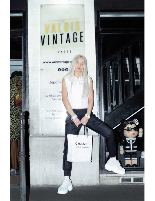 Sac CHANEL cuir beige "CHANEL 31, RUE CAMBON"