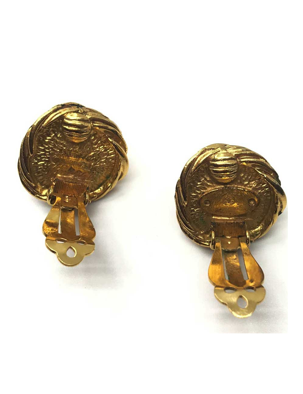 Boucles d'oreille clIp CHANEL Vintage