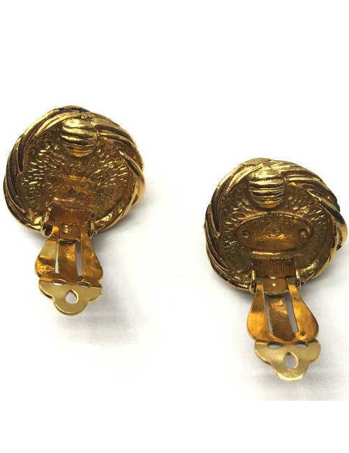 Boucles d'oreille clIp CHANEL Vintage