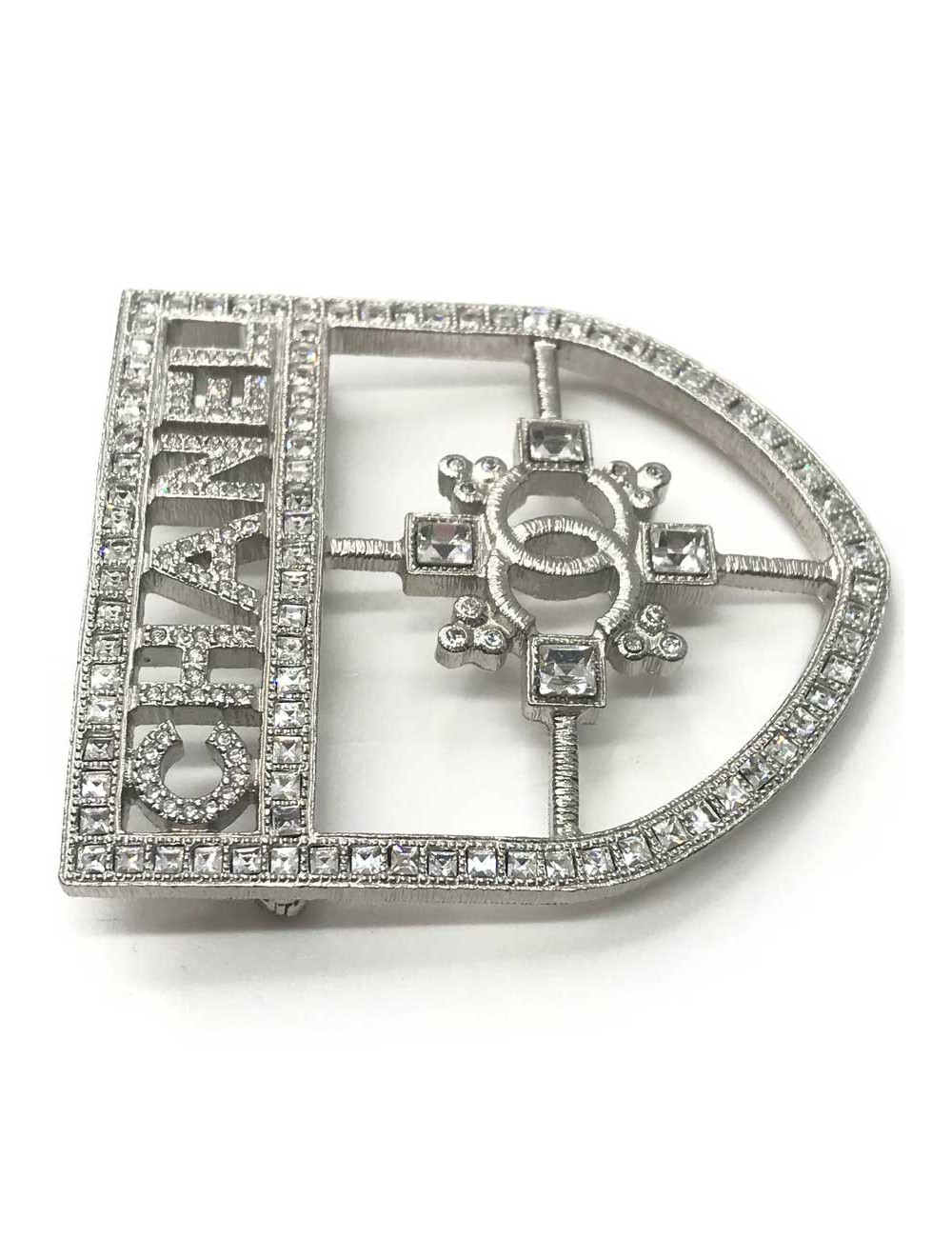 xxx Broche CHANEL ecusson strass
