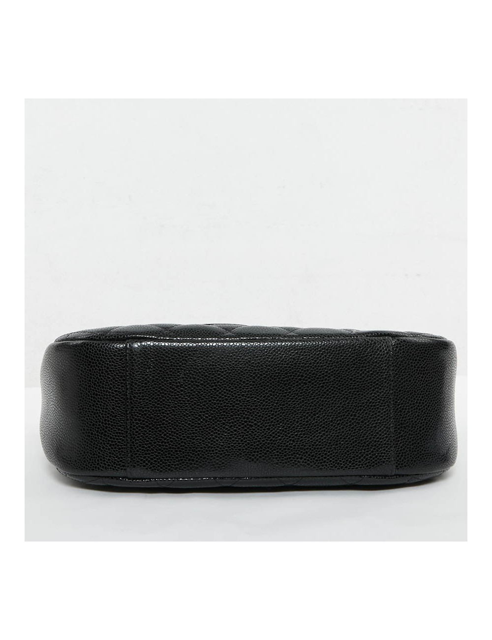 Sac CHANEL cuir grainé noir