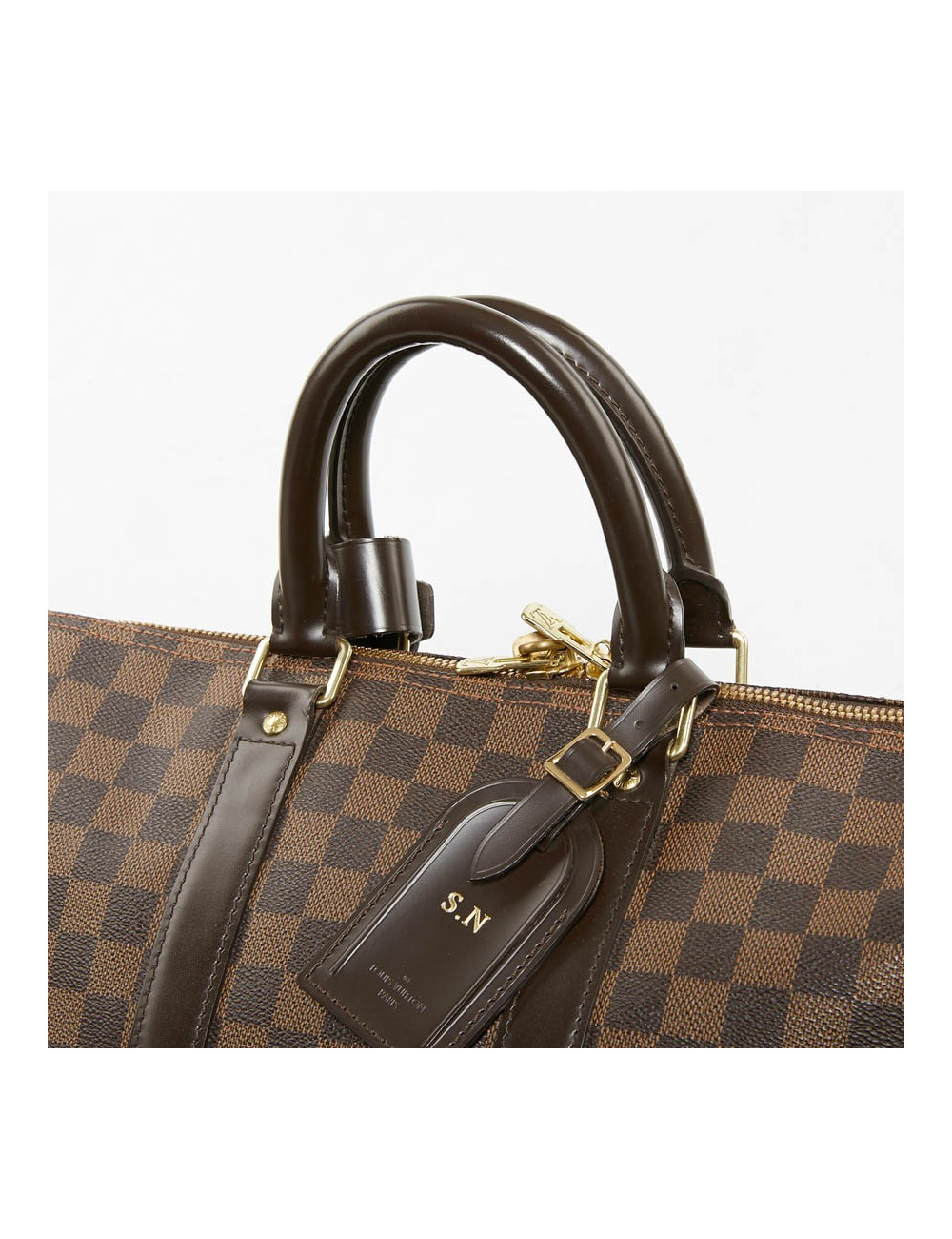 Keepall bandoulière 45 LOUIS VUITTON toile damier