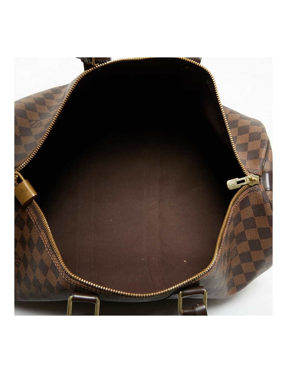 Keepall 45 LOUIS VUITTON avec bandoulière toile damier