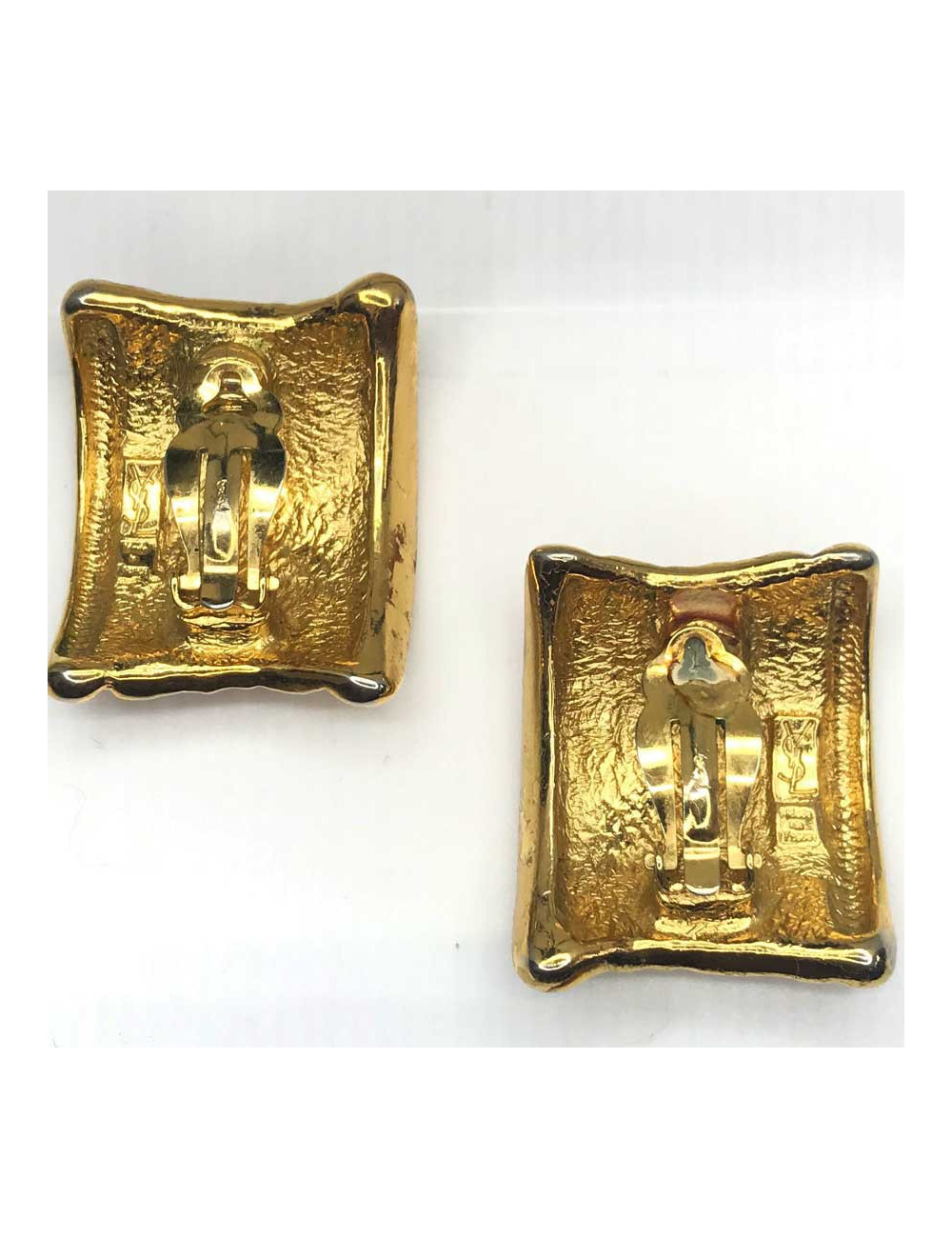 Boucles d'oreille clips SAINT LAURENT Vintage