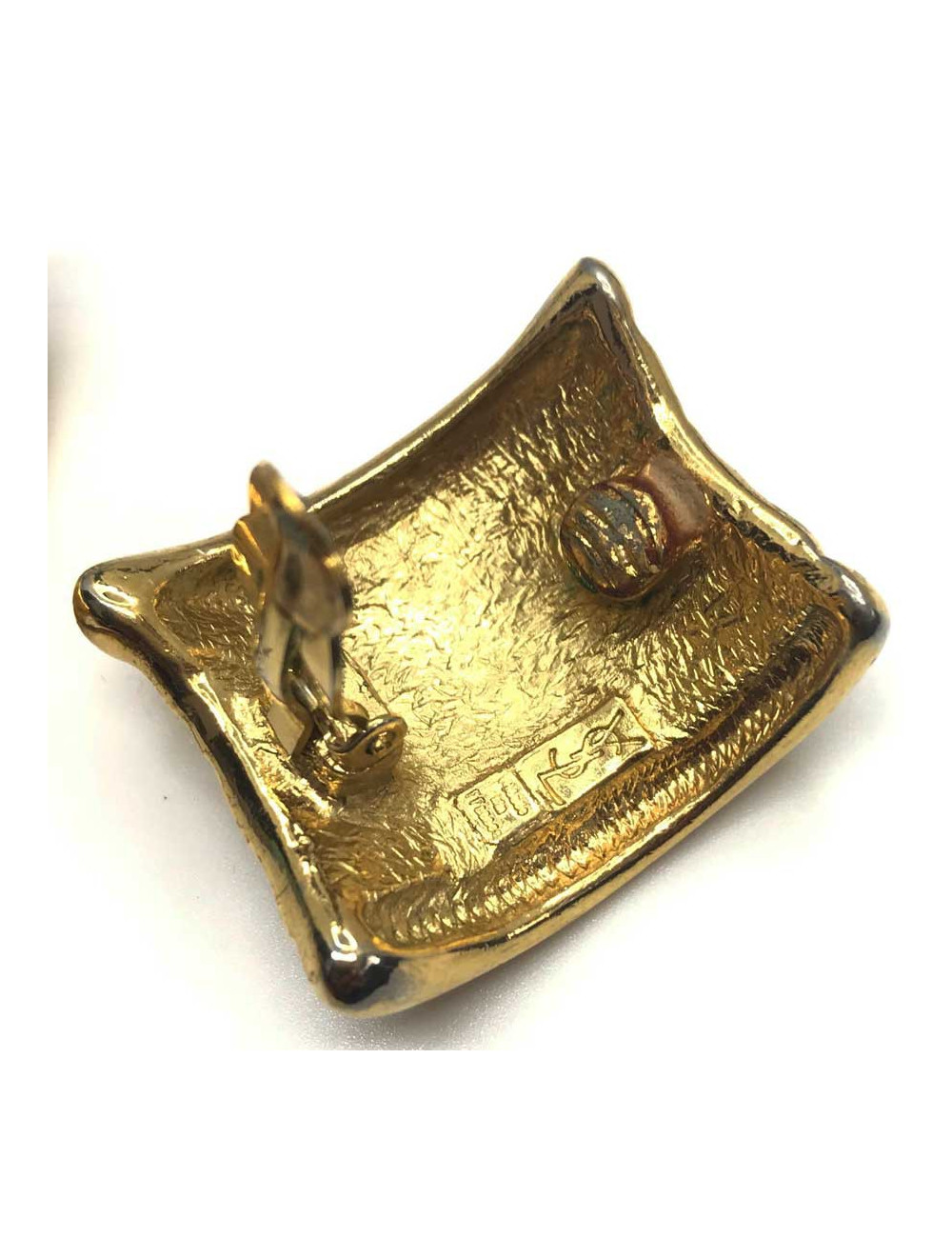 Boucles d'oreille clips SAINT LAURENT Vintage