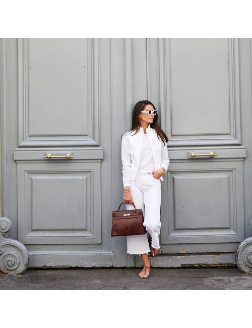 Sac 2.55 CHANEL cuir froissé noir