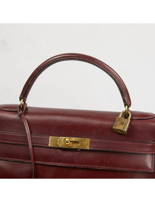 Kelly 32 rouge H HERMES Vintage