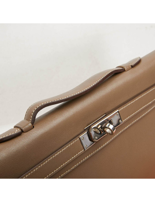 Kelly cut HERMES étoupe