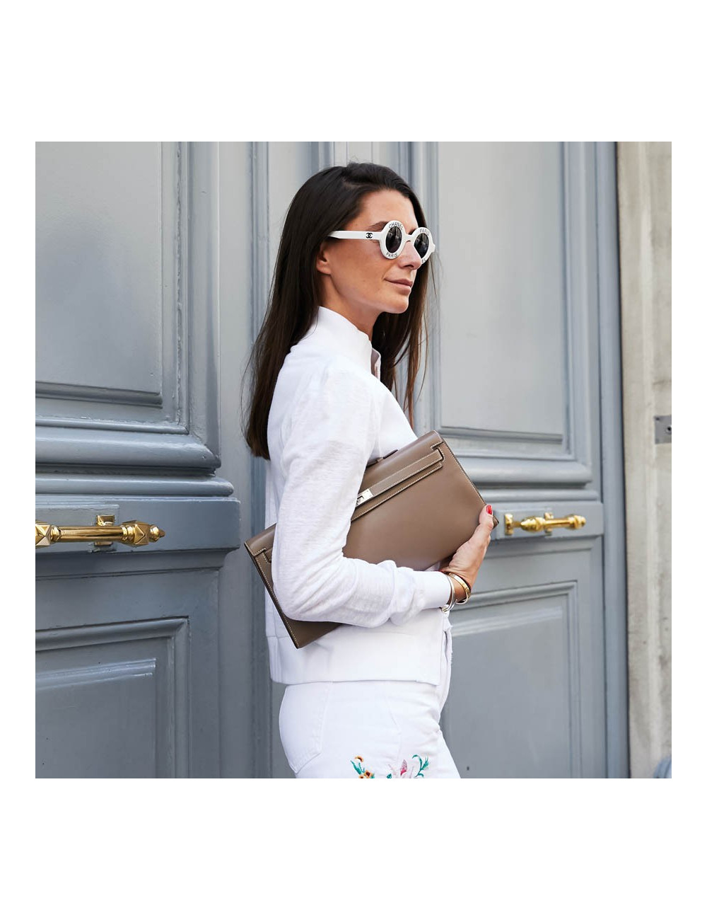 Kelly cut HERMES étoupe