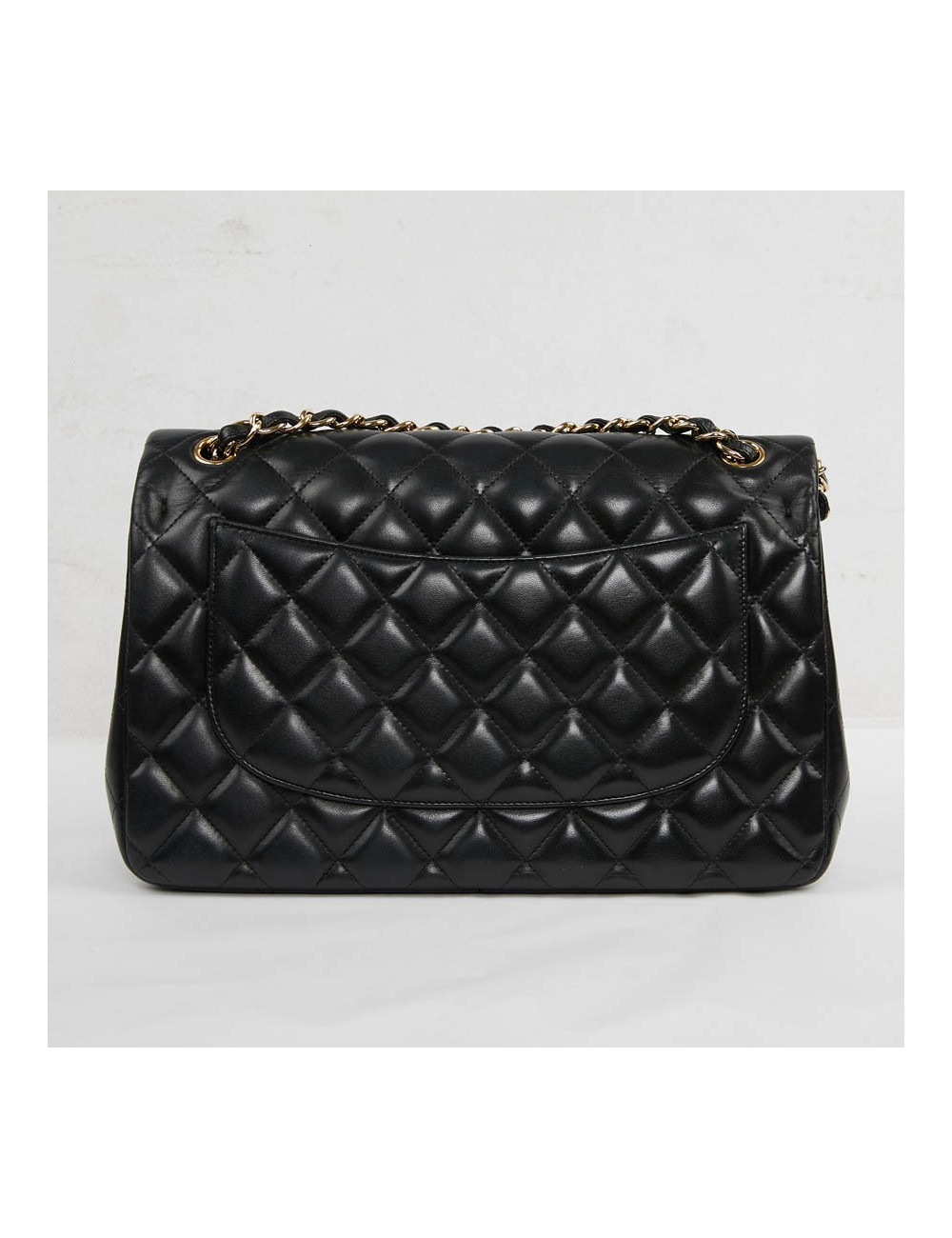 Chanel black  Jumbo quilted leather