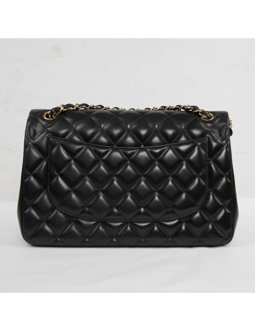 Chanel black  Jumbo quilted leather