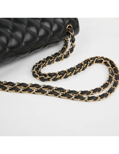 Chanel black  Jumbo quilted leather