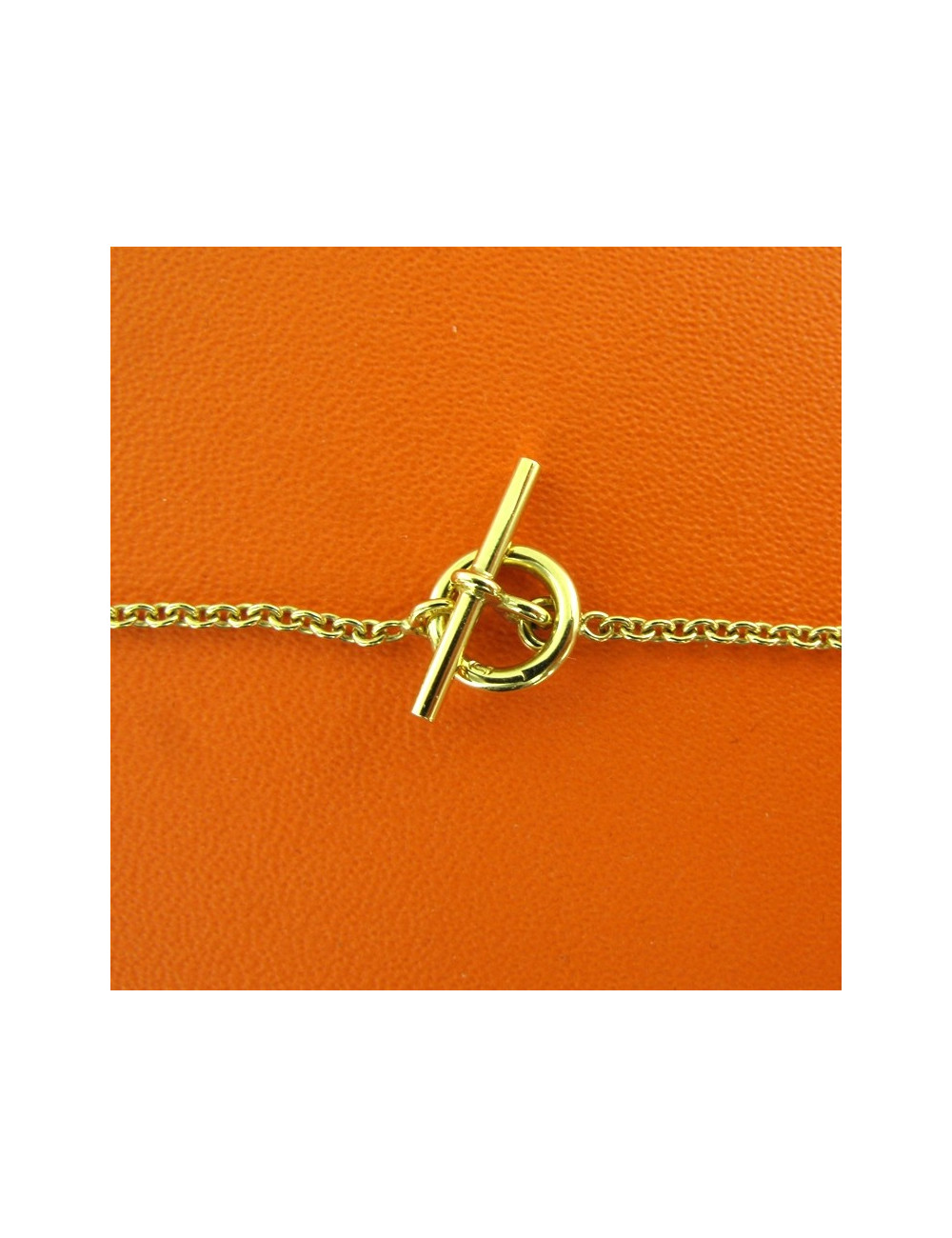 Collier HERMES en or chaîne d'ancre