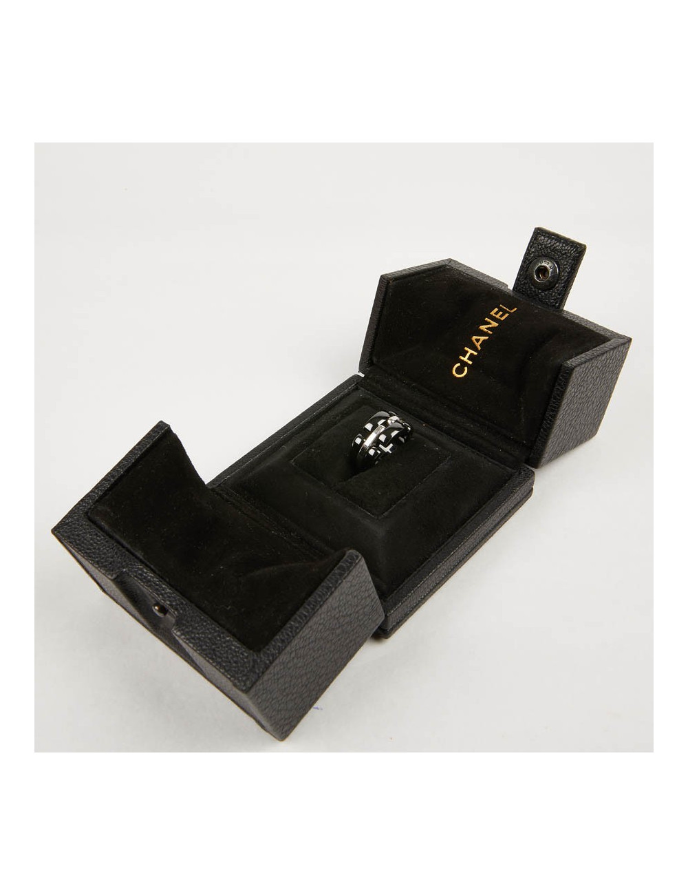 Bague Ultra CHANEL T 50 OR BLANC ET ONIX