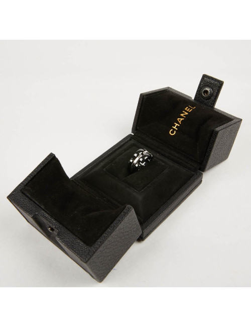 Bague Ultra CHANEL T 50 OR BLANC ET ONIX