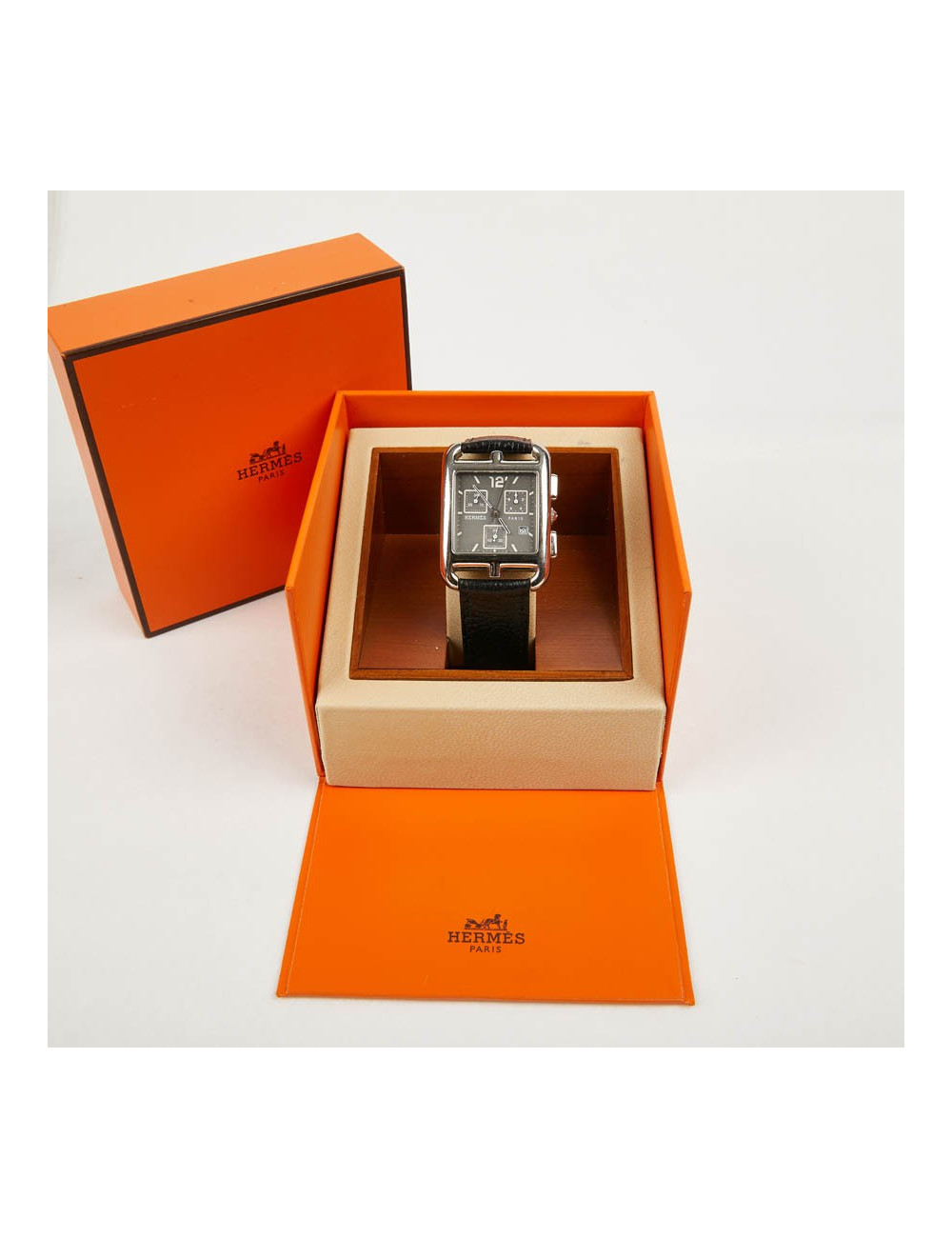 Montre Cape Cod HERMES  triple  fuseau horaire