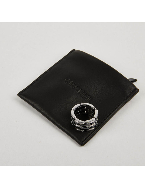  Bague Ultra T 54 CHANEL or blanc 750/1000 et diamants