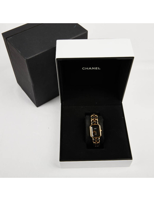   Montre première CHANEL plaqué or 