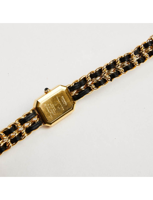   Montre première CHANEL plaqué or 