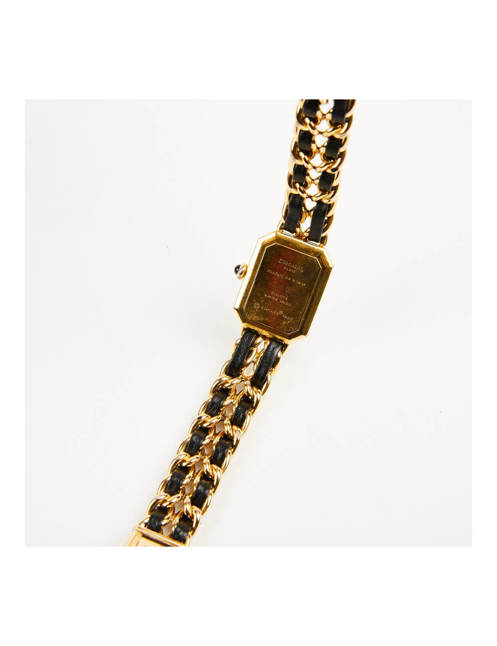   Montre première CHANEL plaqué or 