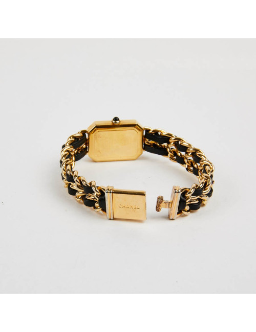   Montre première CHANEL plaqué or 