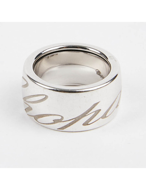 Bague CHOPARD T    or blanc