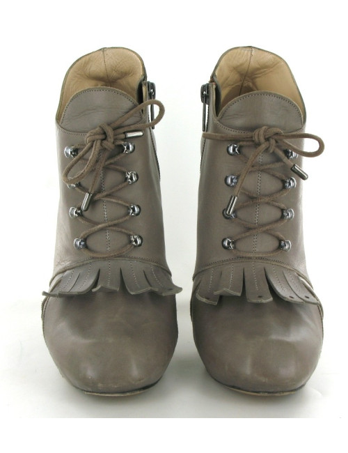 Bottines NICHOLAS KIRKWOOD en cuir taupe T 38