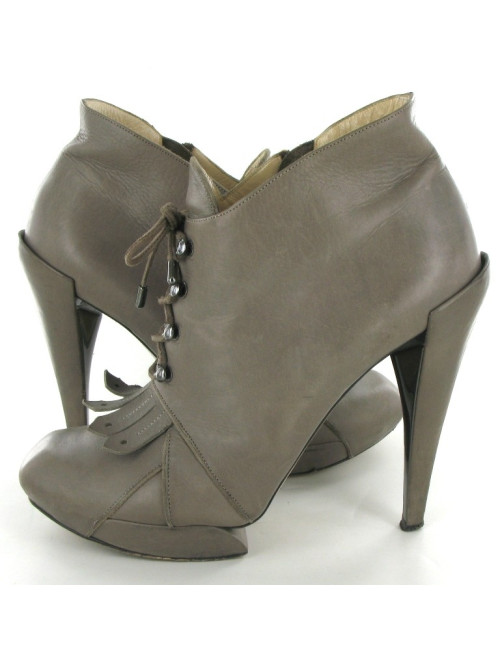 Bottines NICHOLAS KIRKWOOD en cuir taupe T 38