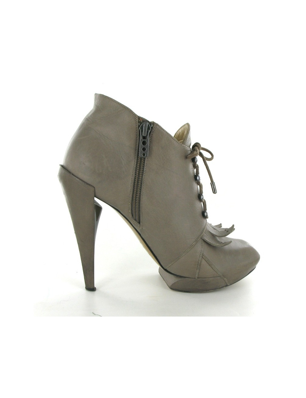 Bottines NICHOLAS KIRKWOOD en cuir taupe T 38