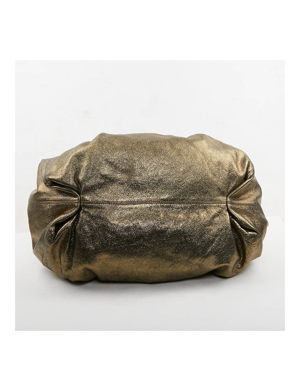 Grand sac Chanel doré brillant